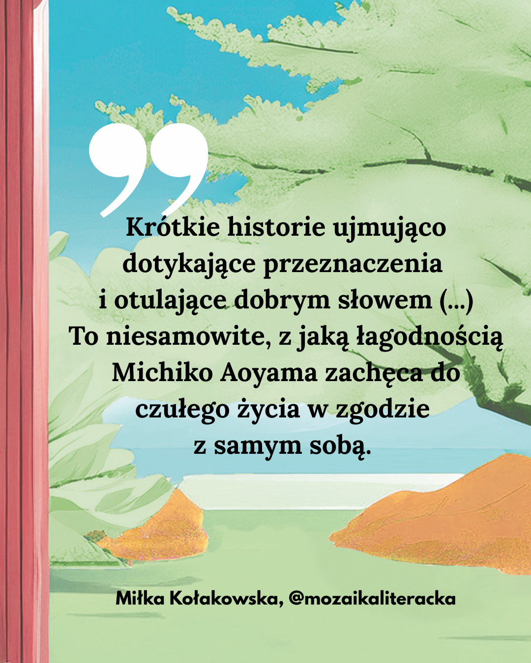 Zapowiedź. Poniedziałek z matchą. Michiko Aoyama Matcha_-_blurby_na_strone1