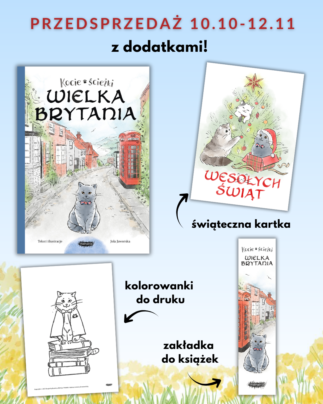 Zapowiedź. Kocie ścieżki. Wielka Brytania. Jola Jaworska kocie_sciezki_wielka_brytania__przedsprzedaz