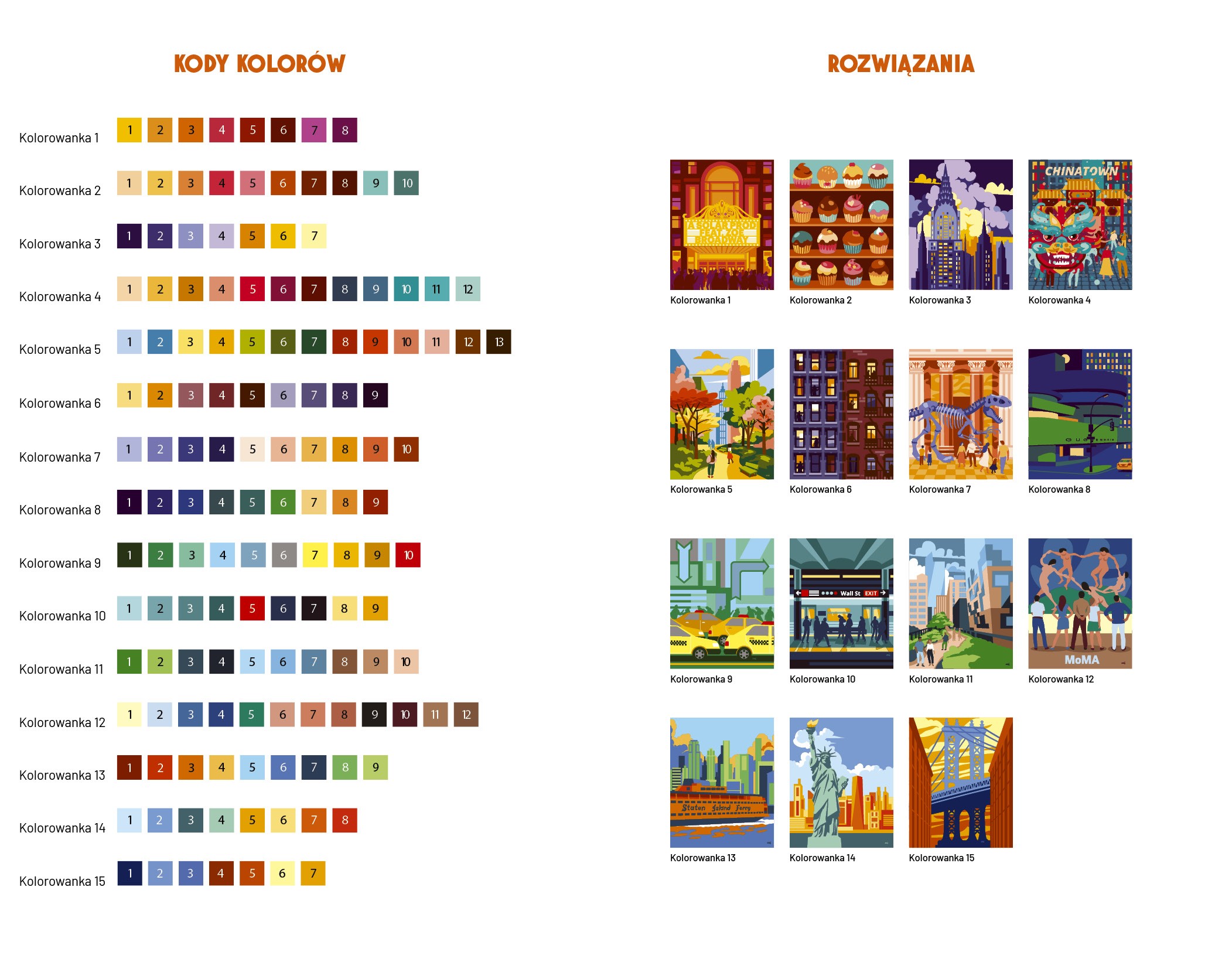 Zapowiedź. Nowy Jork. Kolorowanka po numerach CVR_Nowy_Jork._Kolorowanka_po_numerach_1