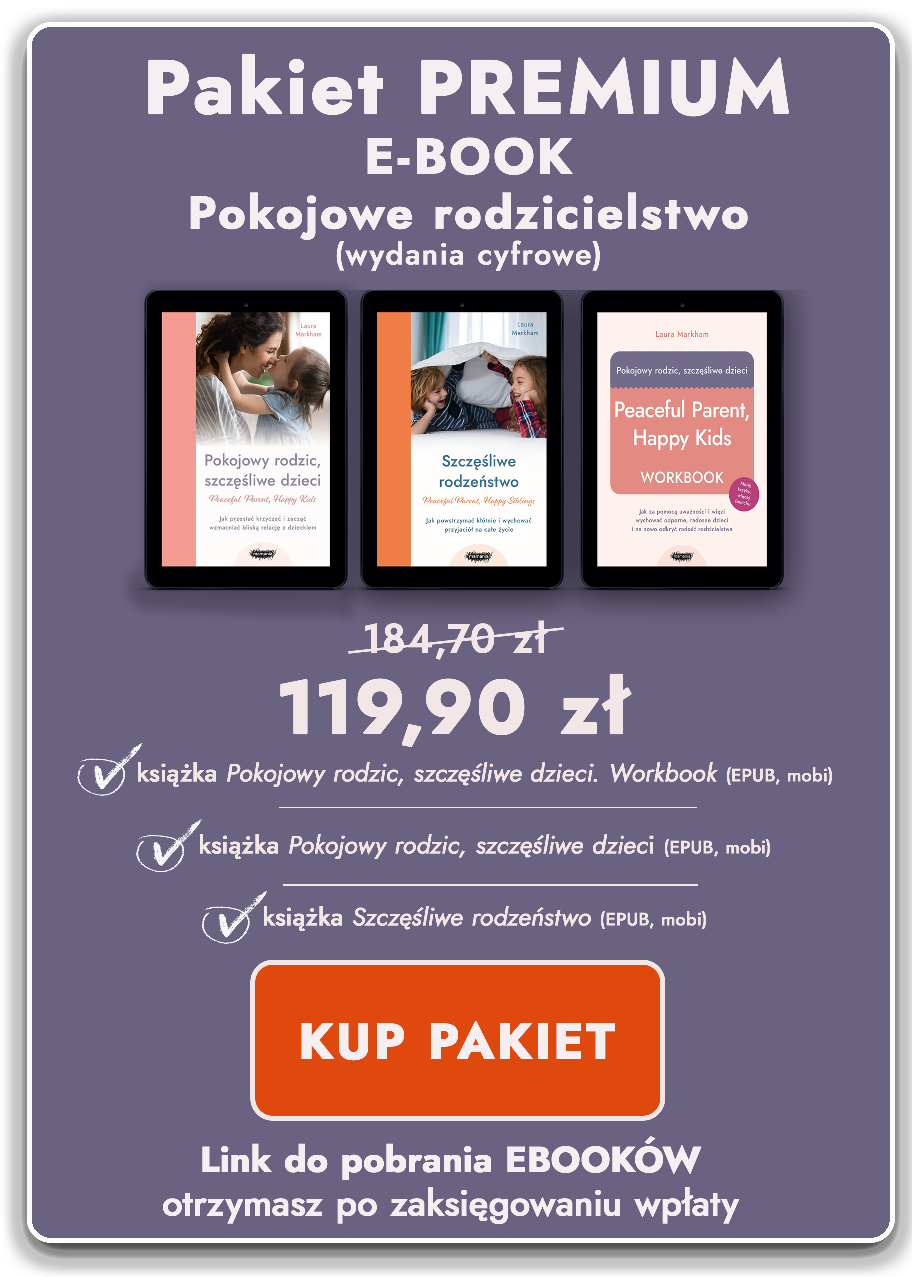 Pakiet PREMIUM. Pokojowe rodzicielstwo PAKIET_EBOOKI_PREMIUM