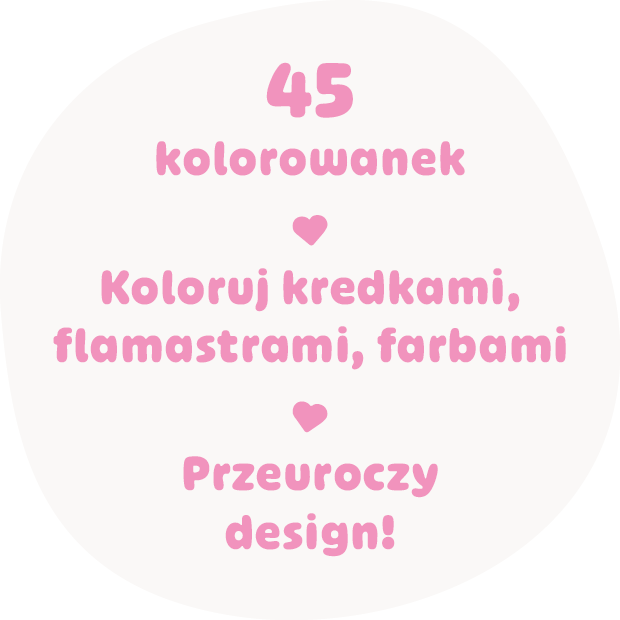 Grafika opisująca liczbę kolorowanek