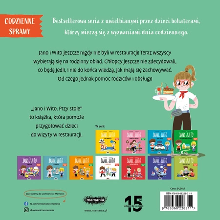 Jano i Wito. Przy stole. Wiola Wołoszyn