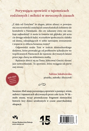 EBOOK Z dala od Gretchen. Historia miłości, która nie miała prawa się wydarzyć. Susanne Abel