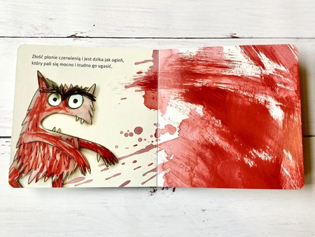 Kolorowy potwór. Książka kartonowa. Anna Llenas