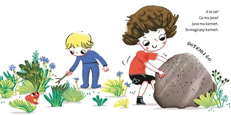 Jano i Wito. W trawie. Wiola Wołoszyn