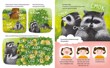 Na językach cichych i głośnych zwierząt. Szumiące historyjki logopedyczne. Anna Skiba