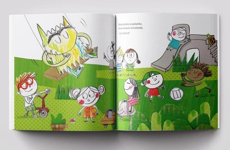 Kolorowy potwór idzie do przedszkola. Anna Llenas