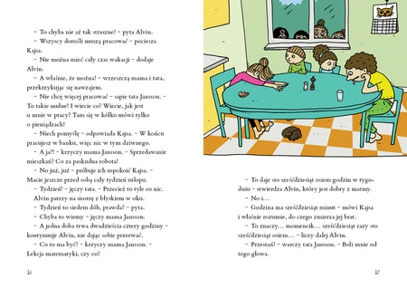 Zwyczajna wieś z rodziną Janssonów. Martin Widmark