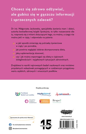 EBOOK Dieta mamy. Jak jeść zdrowo w ciąży i po narodzinach. Małgorzata Jackowska