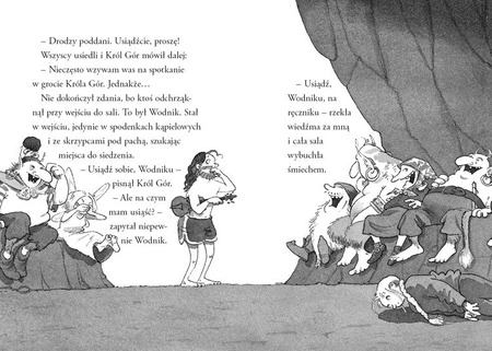 Nelly Rapp w grocie Króla Gór. Martin Widmark