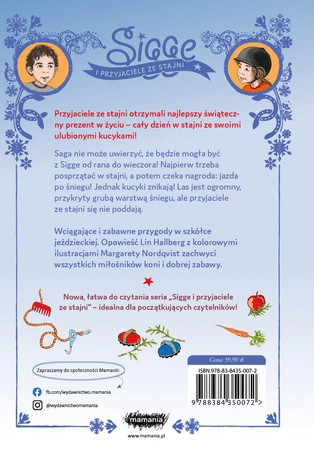 Zapowiedź. Sigge i przyjaciele ze stajni. Zimowe przygody. Lin Hallberg