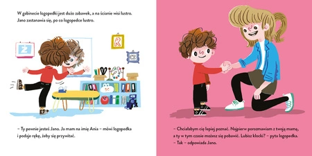 Jano i Wito u logopedy. Wiola Wołoszyn