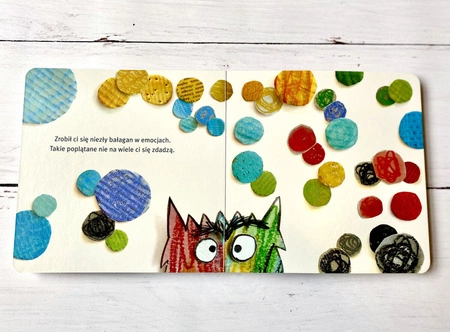 Kolorowy potwór. Książka kartonowa. Anna Llenas